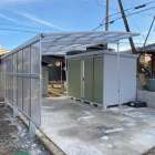 【エクステリア】ボロボロシャッター!老朽化した車庫を永く使えるものに建て替え、実用的なカーポートを設置